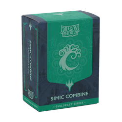 Card Sleeves Standard Matte Dual Art Magic Guildpact Series "Simic Combine" 63x88mm (100 in box) (Dragon Shield)