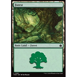 Magic löskort: Magic: The Gathering Foundations: Forest (v.2)