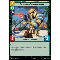 Star Wars: Unlimited Löskort: Spark of Rebellion: Seasoned Shoretrooper