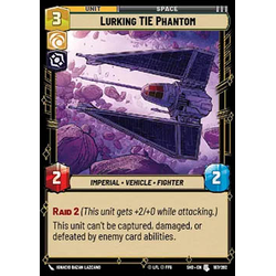 Star Wars: Unlimited Löskort: Shadows of the Galaxy: Lurking TIE Phantom