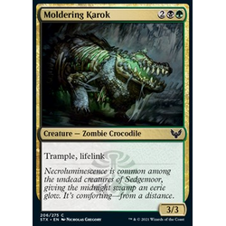 Magic Löskort: Strixhaven: School of Mages: Moldering Karok