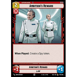 Star Wars: Unlimited Löskort: Secrets of Power: Ambition's Reward