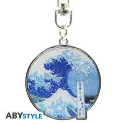 Hokusai Nyckelring – Den stora vågen utanför Kanagawa 4,2 cm