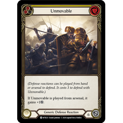 FaB Löskort: Welcome to Rathe Unlimited: Unmovable (Yellow)