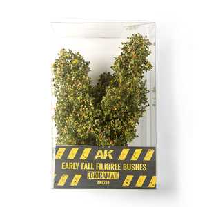 Diorama: Early Fall Filigree Bushes
