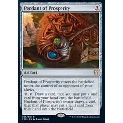 Magic löskort: Commander 2019: Pendant of Prosperity