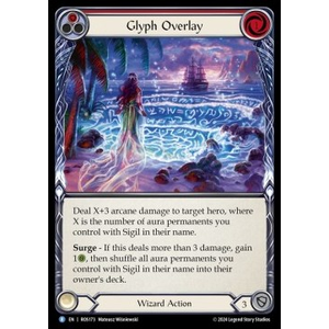 FaB Löskort: Rosetta: Glyph Overlay (Red) (Rainbow Foil)
