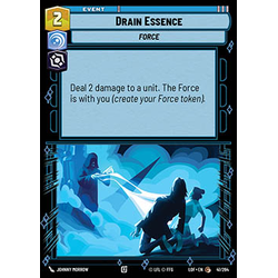 Star Wars: Unlimited Löskort: Legends of the Force: Drain Essence