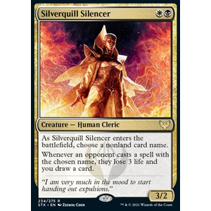 Magic Löskort: Strixhaven: School of Mages: Silverquill Silencer