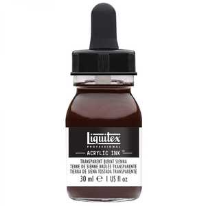 Acrylic Ink: Transparent Burnt Sienna (30ml)