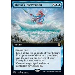Magic löskort: Theros: Beyond Death: Thassa's Intervention (alternative art)