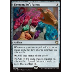 Magic löskort: Commander: Secrets of Strixhaven: Elementalist's Palette