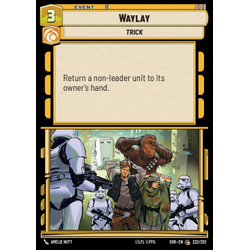 Star Wars: Unlimited Löskort: Spark of Rebellion: Waylay (Foil)