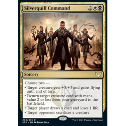 Magic Löskort: Strixhaven: School of Mages: Silverquill Command