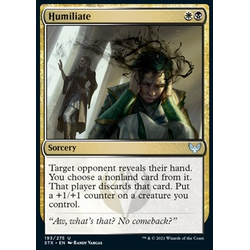 Magic Löskort: Strixhaven: School of Mages: Humiliate