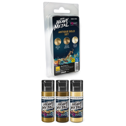 IONIC Real Heavy Metal: Antique Gold Set (3x20 ml)