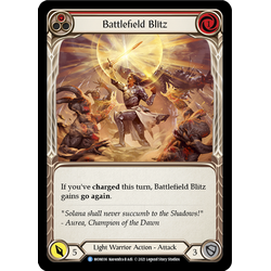 FaB Löskort: Monarch Unlimited: Battlefield Blitz (Red) (Rainbow Foil)
