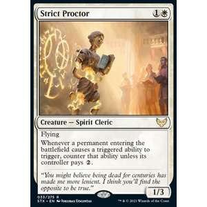 Magic Löskort: Strixhaven: School of Mages: Strict Proctor (Foil)