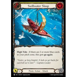 FaB Löskort: High Seas: Swiftwater Sloop (Yellow) (Rainbow Foil)