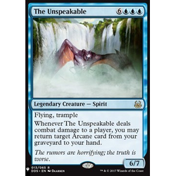 Magic löskort: The List: The Unspeakable