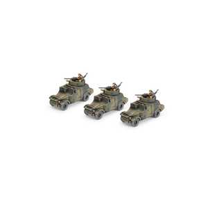 British: Morris CS9 Armoured Car Troop (resin/metal) (3)