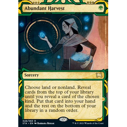 Magic Löskort: Strixhaven: Mystical Archive: Abundant Harvest (alternative art) (Japansk)