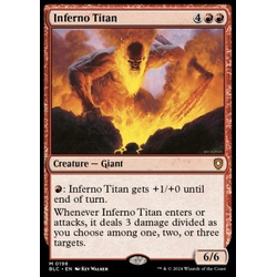 Magic löskort: Commander: Bloomburrow: Inferno Titan