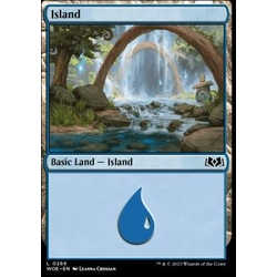 Magic löskort: Wilds of Eldraine: Island (Foil)