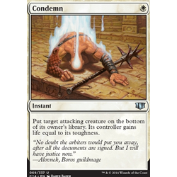 Magic löskort: Commander 2014: Condemn