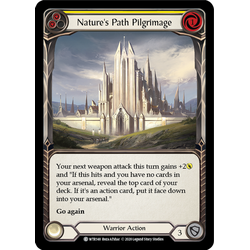 FaB Löskort: Welcome to Rathe Unlimited: Nature's Path Pilgrimage (Yellow) (Rainbow Foil)