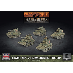 British: Vickers Light Mk VI Armoured Troop (plastic) (5)
