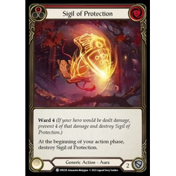 FaB Löskort: Uprising: Sigil of Protection (Red) (Rainbow Foil)