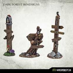 Dark Forest Road Signs