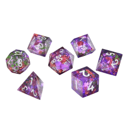 Liquid Core RPG Dice Set - Herbalists Dream (7)