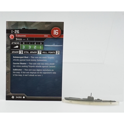 A&A Naval Miniatures Game: Japan: I-26 54/60