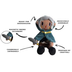 Encounters at a Glance: Mildred, Grumpy Adventurer (plushie)