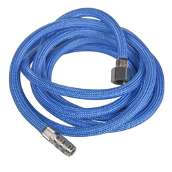 Braided hose complete, 3m / 9ft (3.3x7mm) quick coupling nd 2.7mm - G 1/4"" female thread