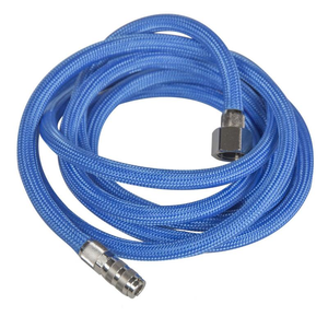 Braided hose complete, 3m / 9ft (3.3x7mm) quick coupling nd 2.7mm - G 1/4"" female thread