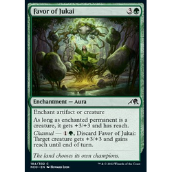 Magic löskort: Kamigawa: Neon Dynasty: Favor of Jukai