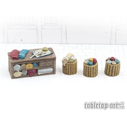 Tabletop-Art: Cloth Merchant Sales Stand (4)