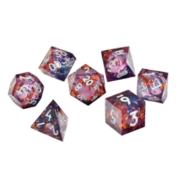 Liquid Core RPG Dice Set - Fey Mist (7)