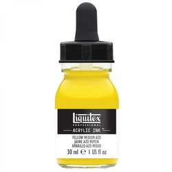 Acrylic Ink: Yellow Medium Azo (30ml)
