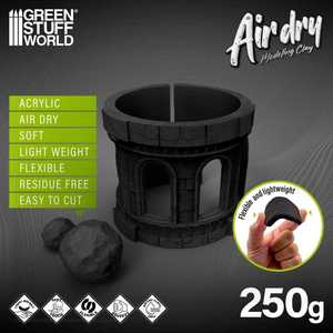 Air Dry Foam Clay 250gr. - Black