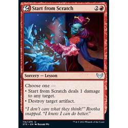 Magic Löskort: Strixhaven: School of Mages: Start from Scratch (Foil)
