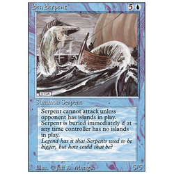 Magic löskort: Revised: Sea Serpent
