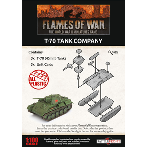 Soviet T-70 Tank Company (plastic)