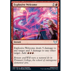 Magic Löskort: Strixhaven: School of Mages: Explosive Welcome