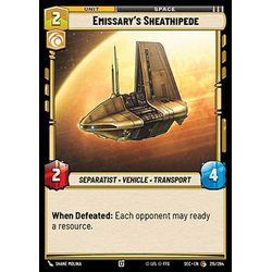 Star Wars: Unlimited Löskort: Secrets of Power: Emissary's Sheathipede