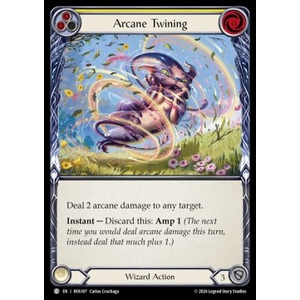 FaB Löskort: Rosetta: Arcane Twining (Yellow) (Rainbow Foil)