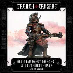 Trench Crusade: Heretic Legion - Anointed Heavy Infantry with Heavy Flamer (3D-resin) (1)